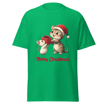 Christmas Cat & Mouse Classic T-shirt - Ruppy's Creations