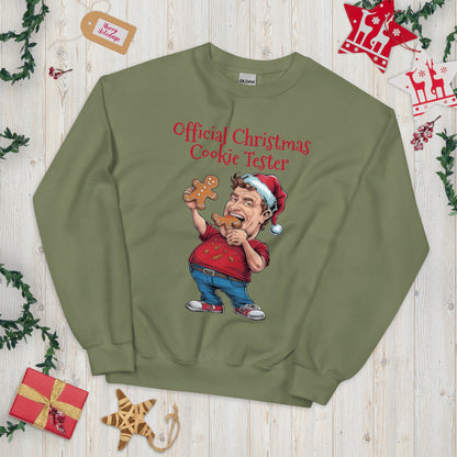 Christmas Cookie Tester Men's Sweatshirt - Ruppy's Creations