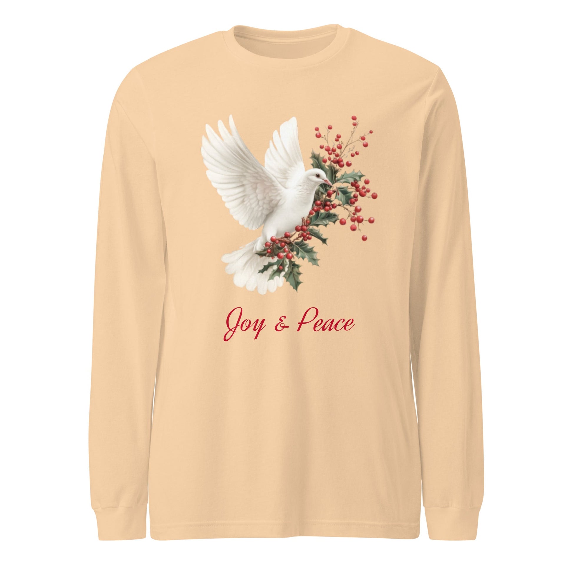 Christmas Joy & Peace Women's Long Sleeve Tee - Ruppy's Creations