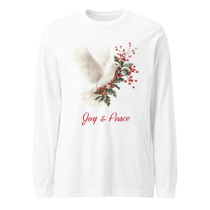 Christmas Joy & Peace Women's Long Sleeve Tee - Ruppy's Creations