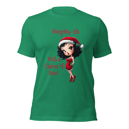 Christmas Naughty - ish Women's Tee - Ruppy's Creations