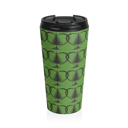 Christmas Pine Stainless Steel Travel Mug - Ruppy's Creations