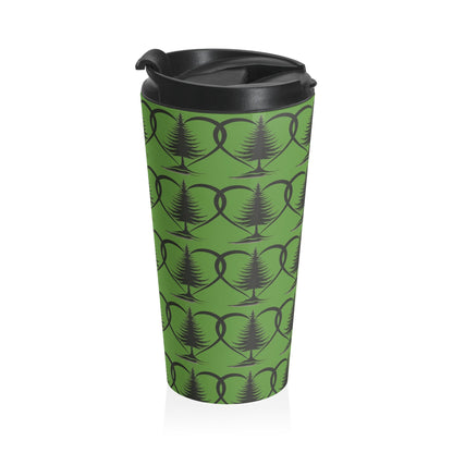 Christmas Pine Stainless Steel Travel Mug - Ruppy's Creations