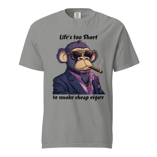 Cigar Monkey Men's Heavyweight Tee - Ruppy's Creations