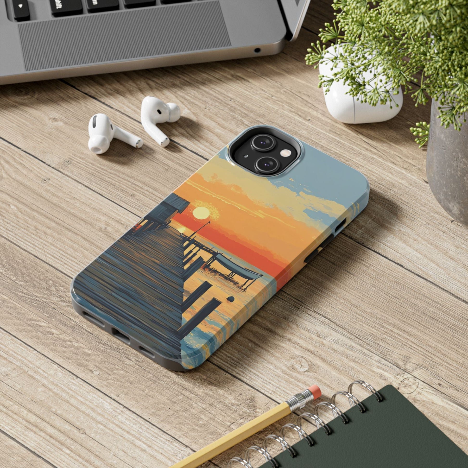 Coastal Sunrise Tough Phone Case For iphone & Samsung Galaxy - Ruppy's Creations