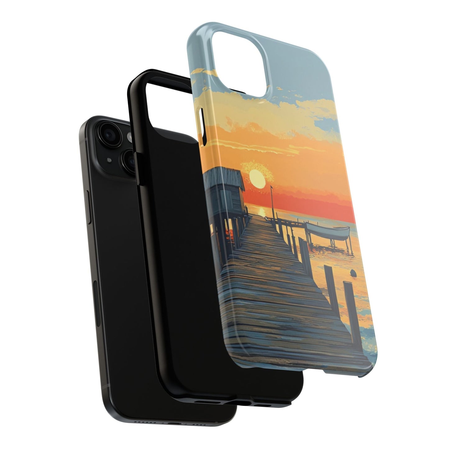 Coastal Sunrise Tough Phone Case For iphone & Samsung Galaxy - Ruppy's Creations