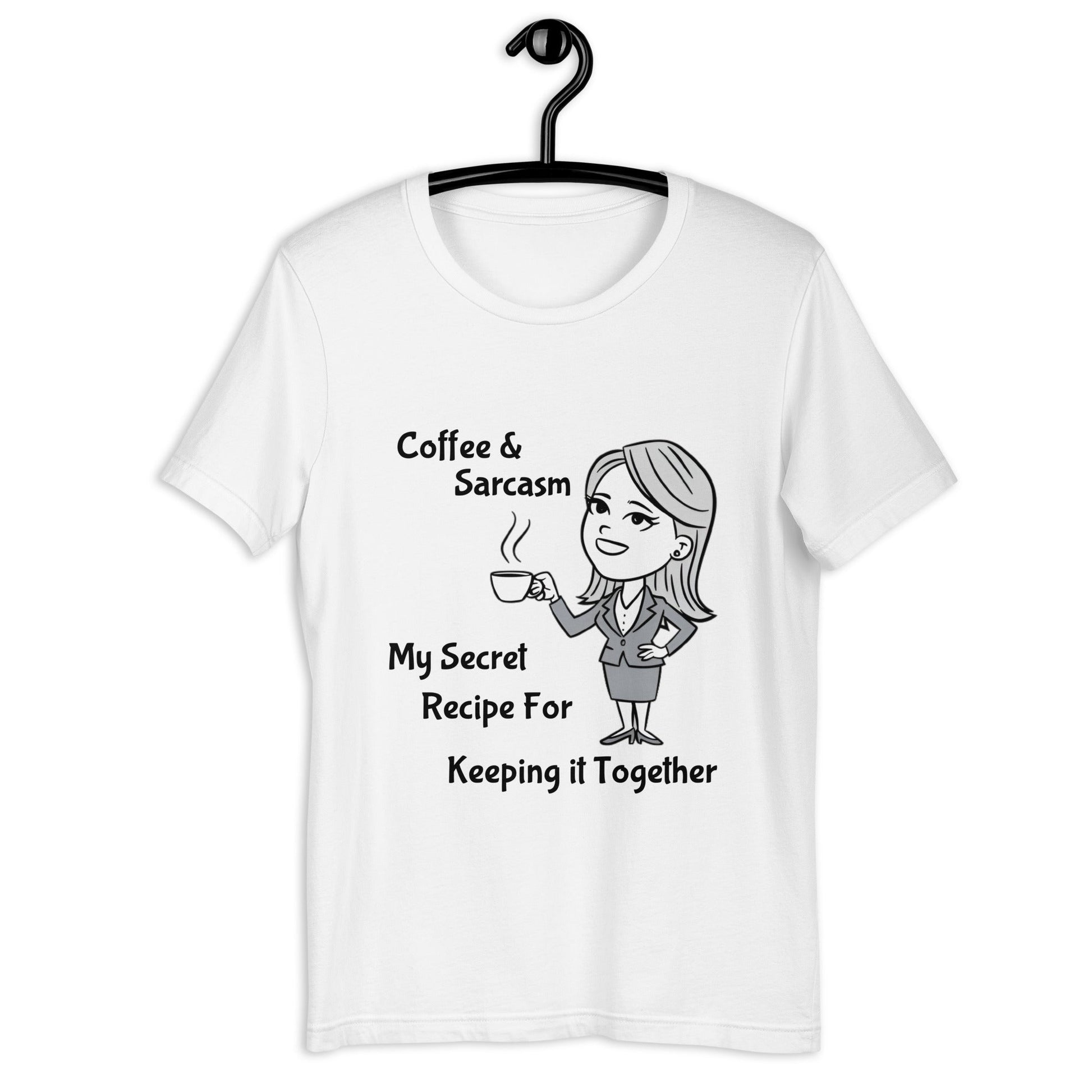 Coffee & Sarcasm Women's Lightweight Tee - Ruppy's Creations