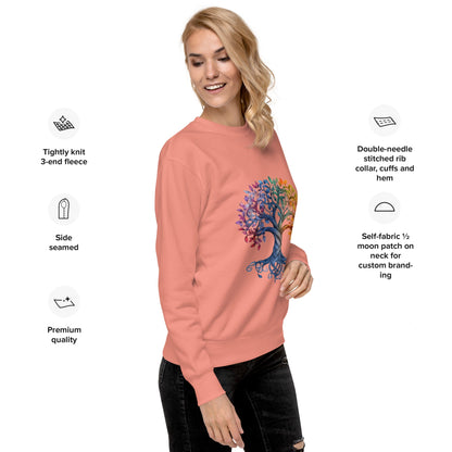 Colorful Tree of Life Women's Sweatshirt - Ruppy's Creations