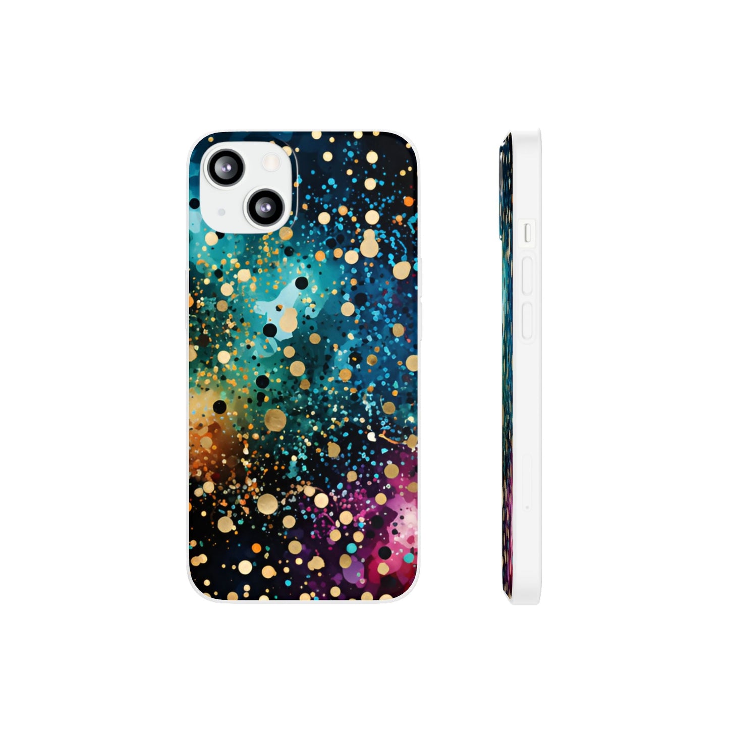 Confetti Explosion Flexi Case For iphone & Samsung Galaxy - Ruppy's Creations