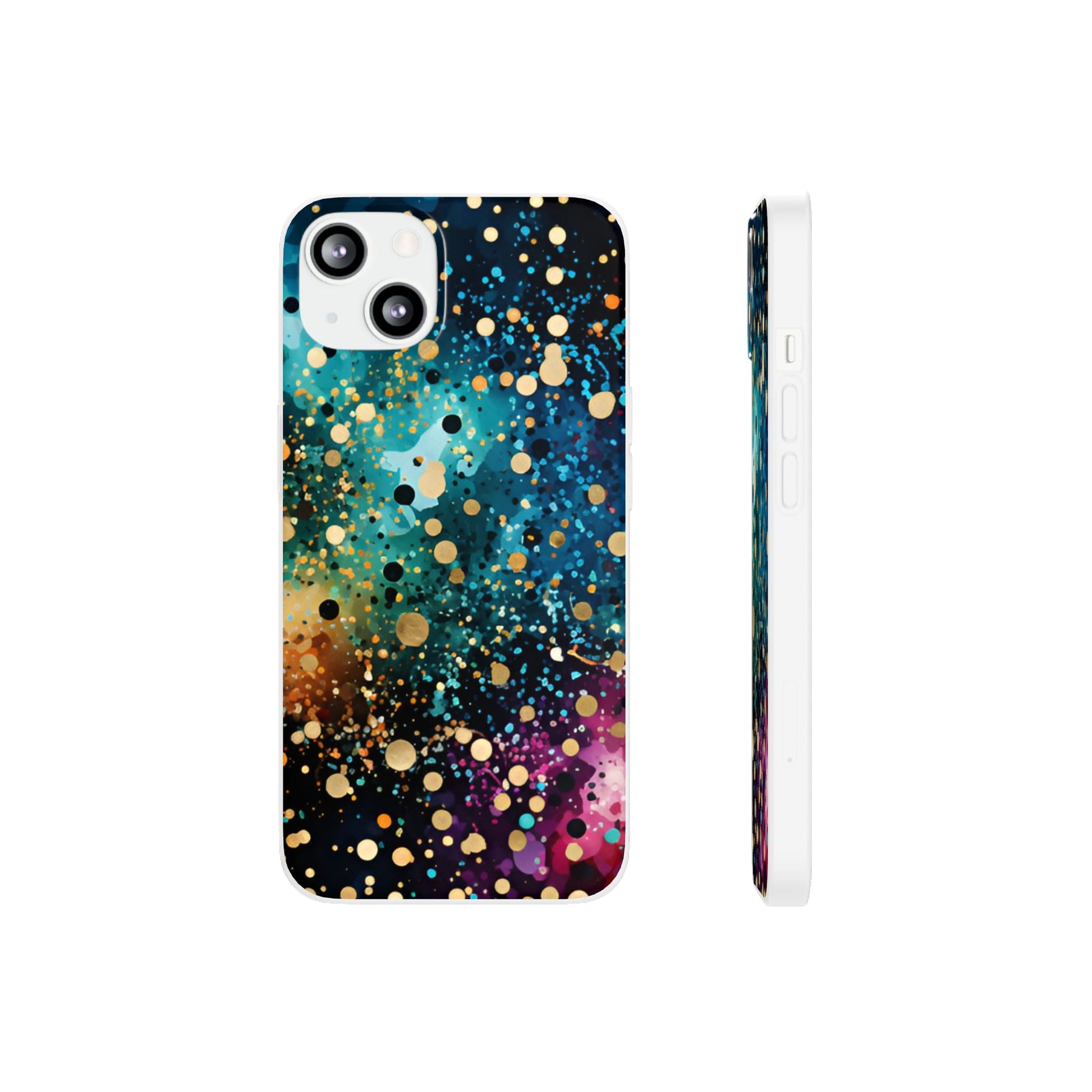 Confetti Explosion Flexi Case For iphone & Samsung Galaxy - Ruppy's Creations