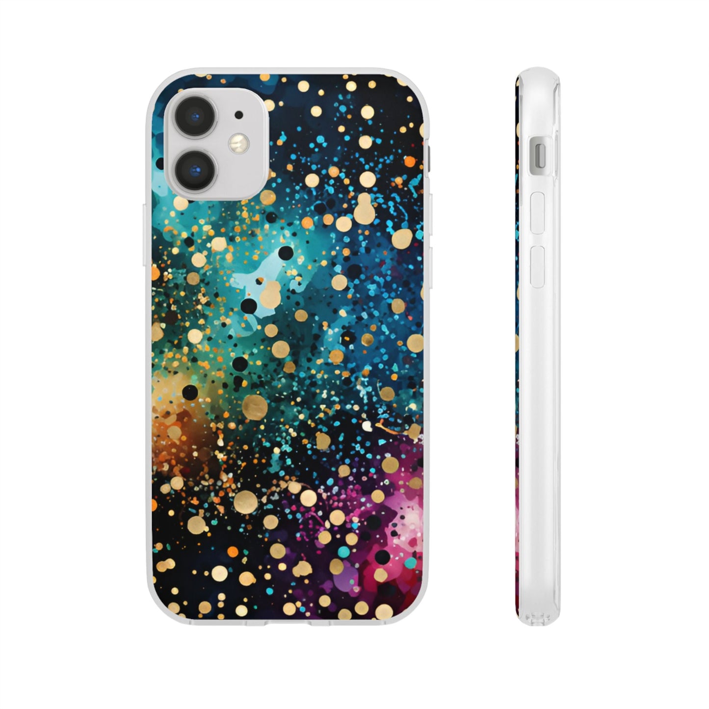 Confetti Explosion Flexi Case For iphone & Samsung Galaxy - Ruppy's Creations