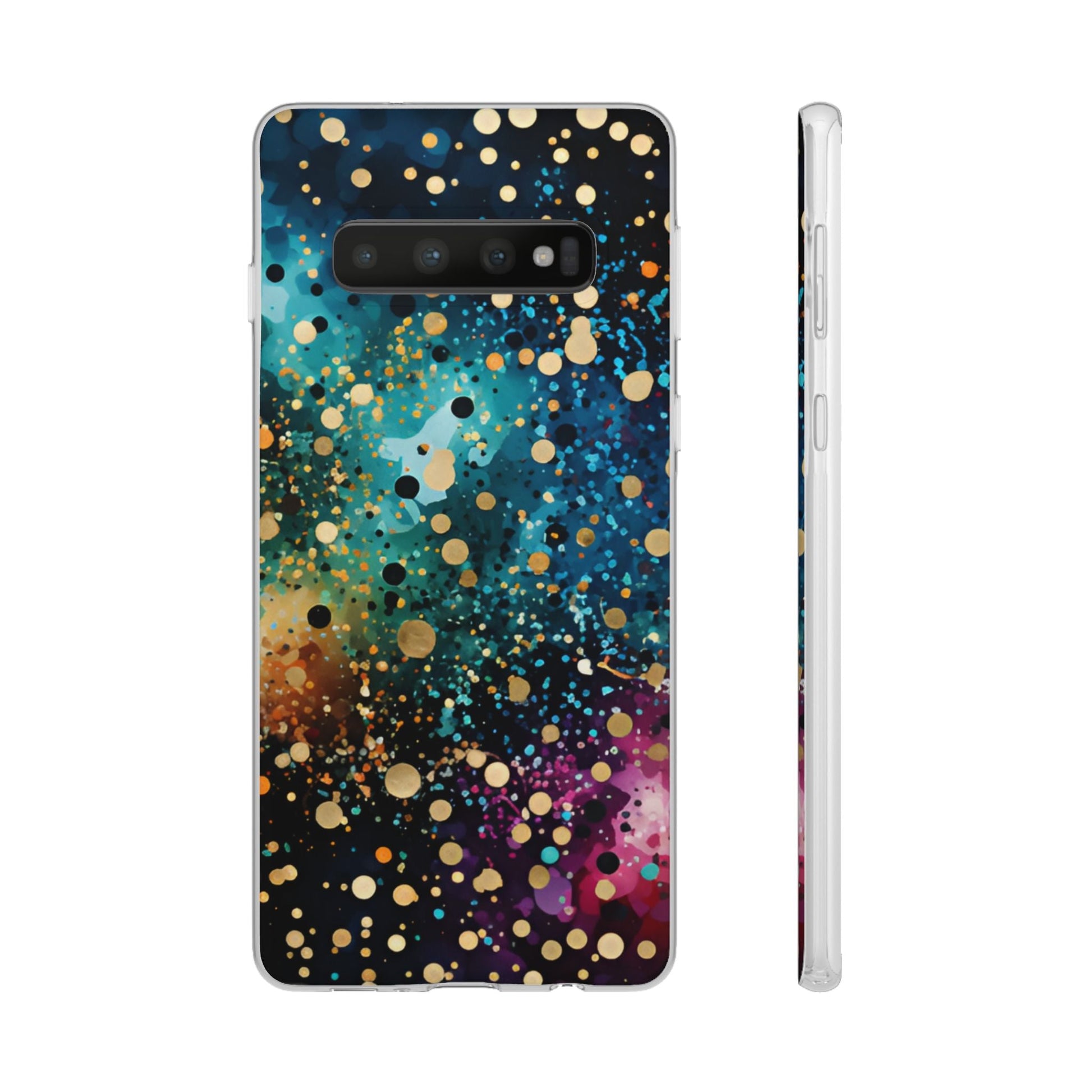 Confetti Explosion Flexi Case For iphone & Samsung Galaxy - Ruppy's Creations