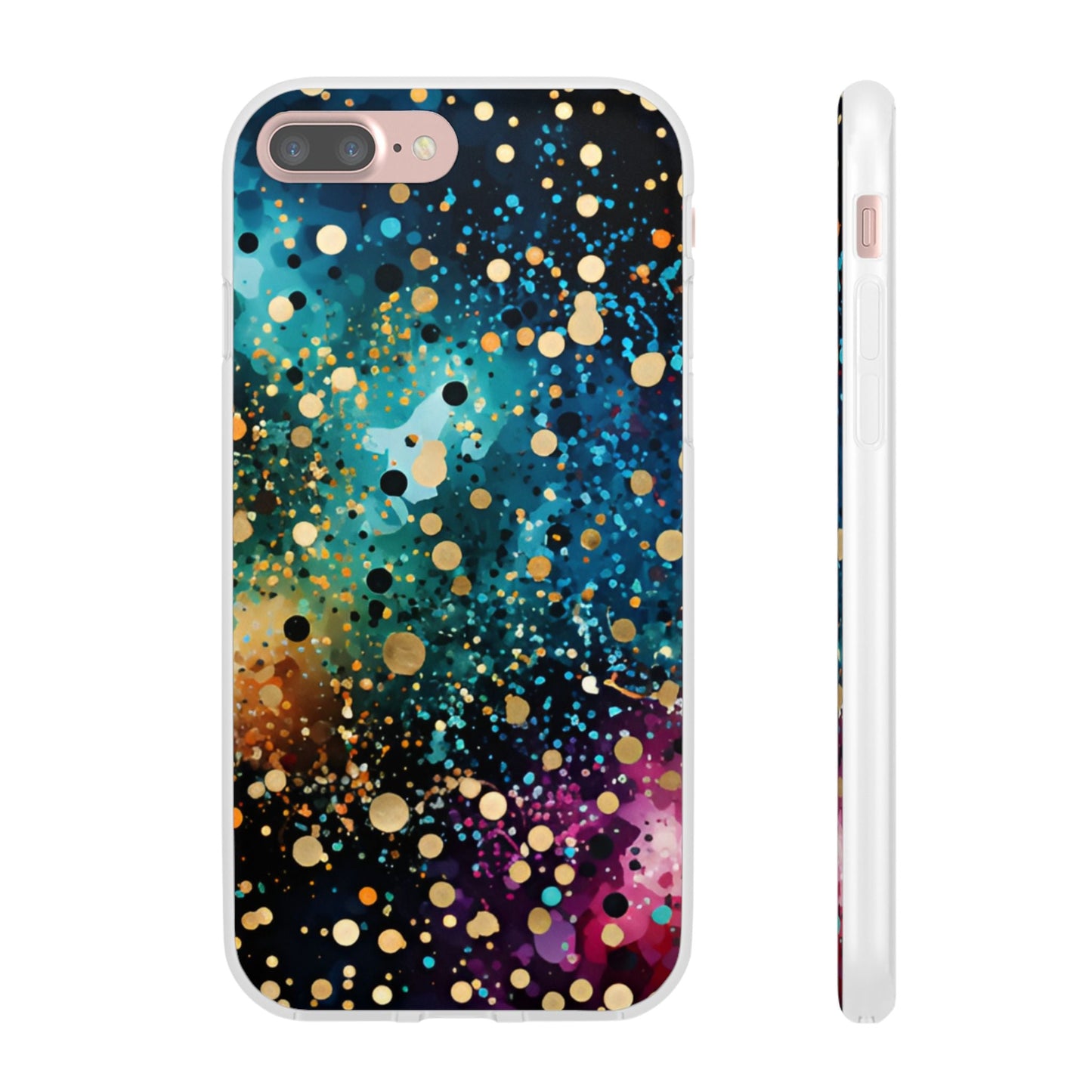 Confetti Explosion Flexi Case For iphone & Samsung Galaxy - Ruppy's Creations