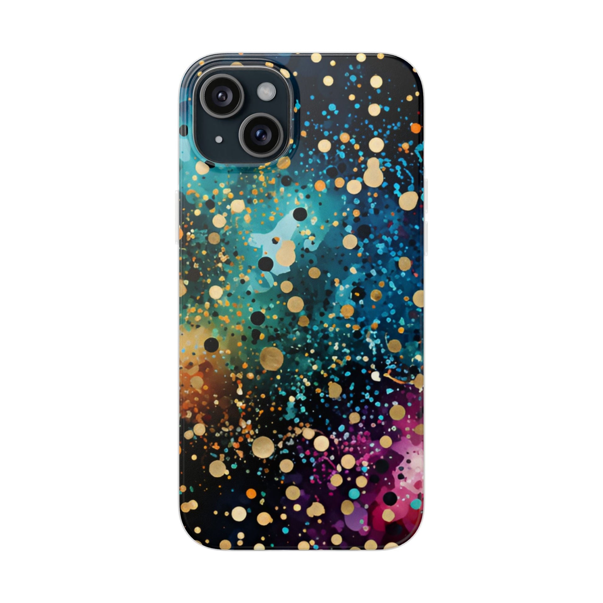 Confetti Explosion Flexi Case For iphone & Samsung Galaxy - Ruppy's Creations