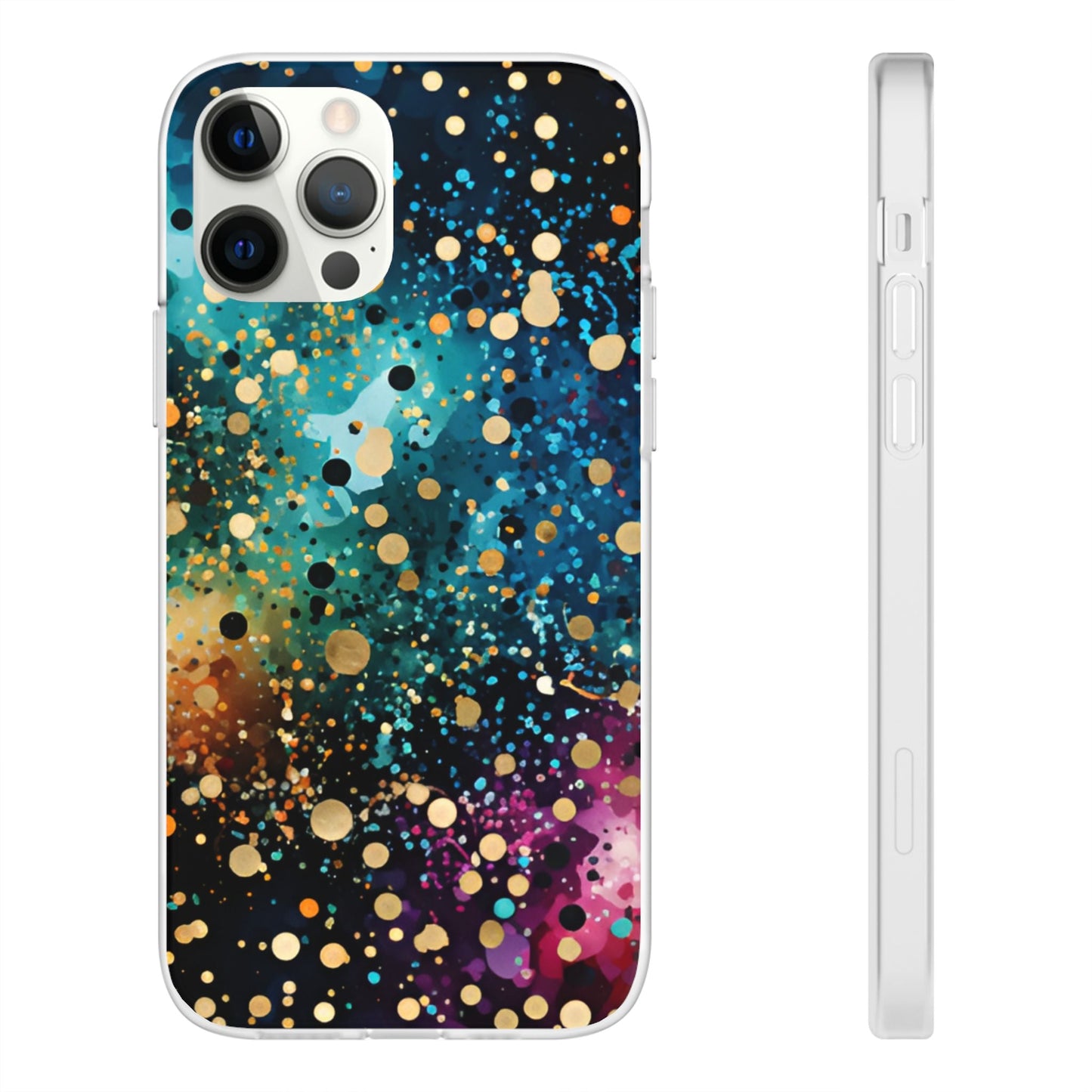 Confetti Explosion Flexi Case For iphone & Samsung Galaxy - Ruppy's Creations