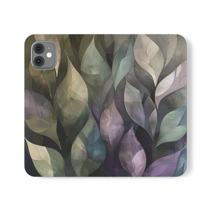 Contempo Leaf Flip Case - Ruppy's Creations