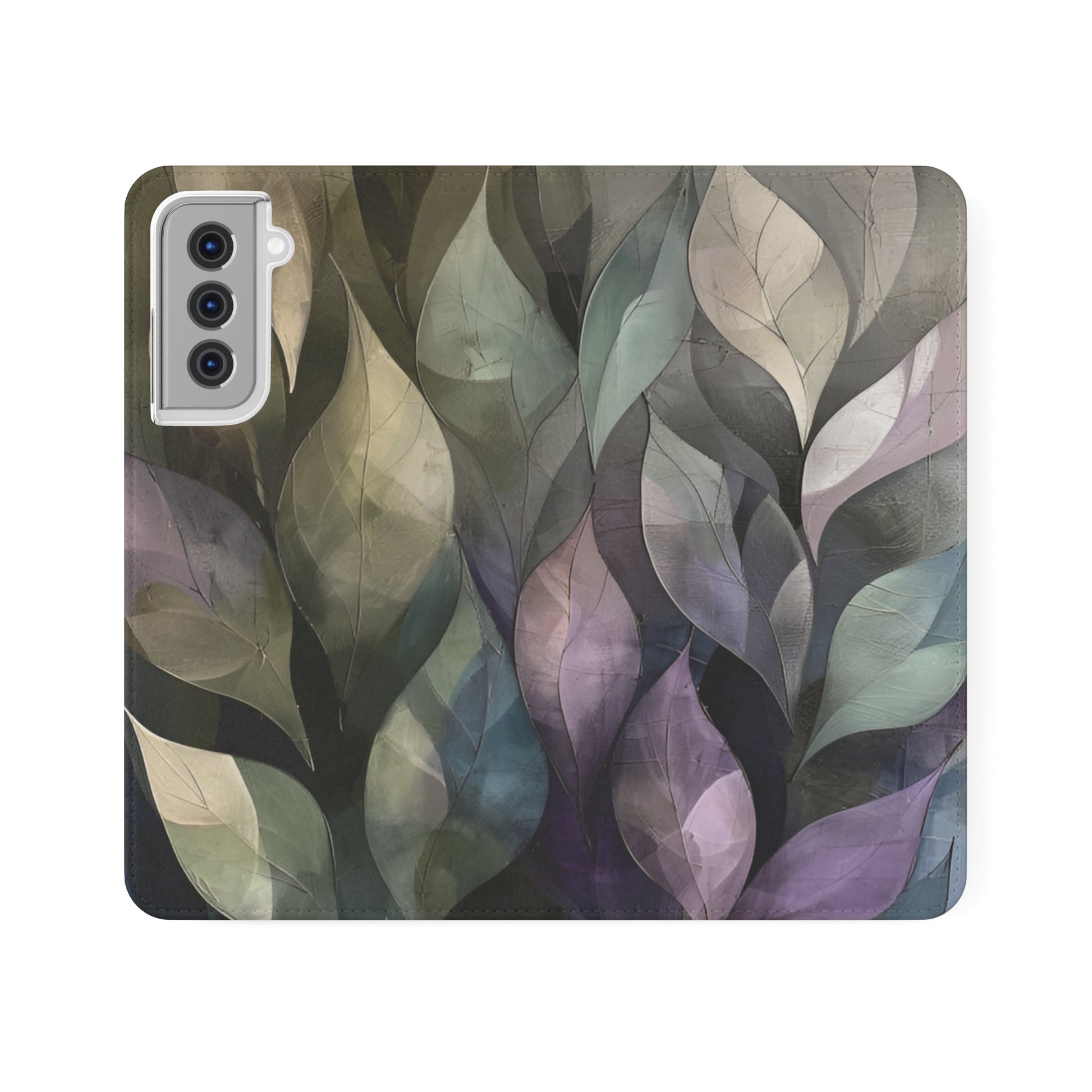 Contempo Leaf Flip Case - Ruppy's Creations