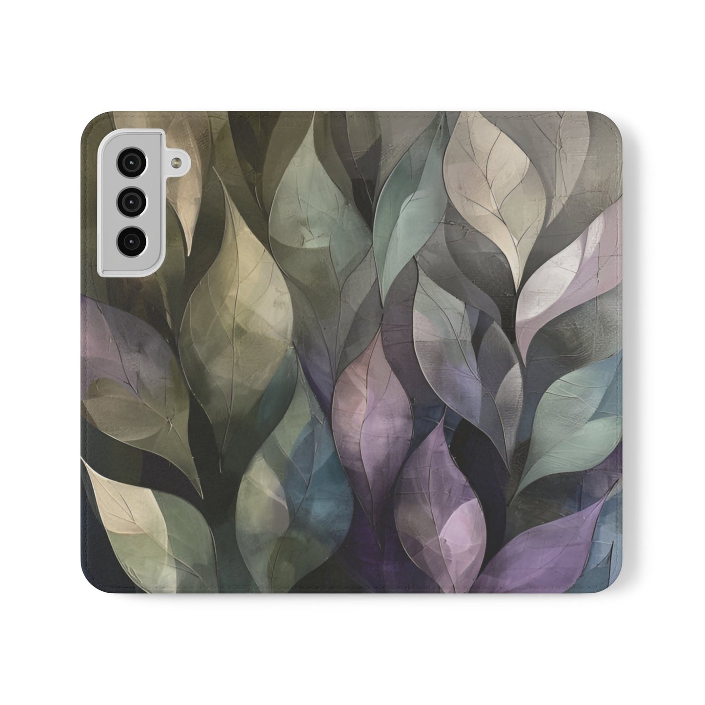 Contempo Leaf Flip Case - Ruppy's Creations