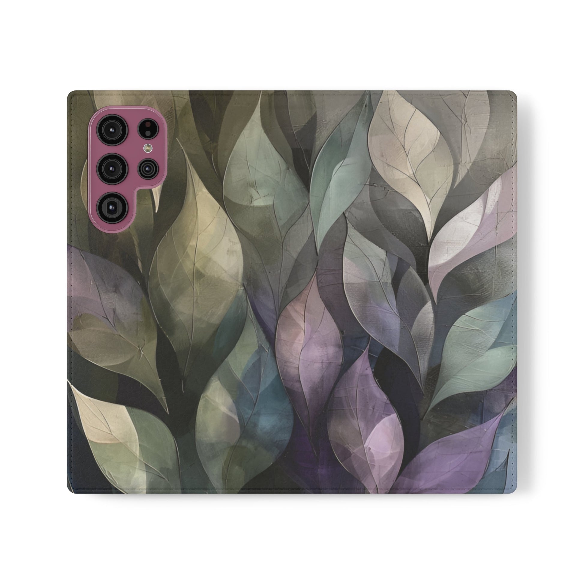 Contempo Leaf Flip Case - Ruppy's Creations