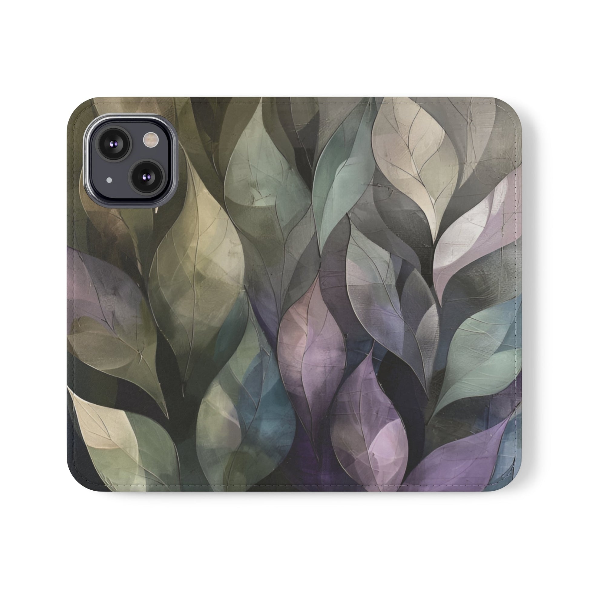 Contempo Leaf Flip Case - Ruppy's Creations