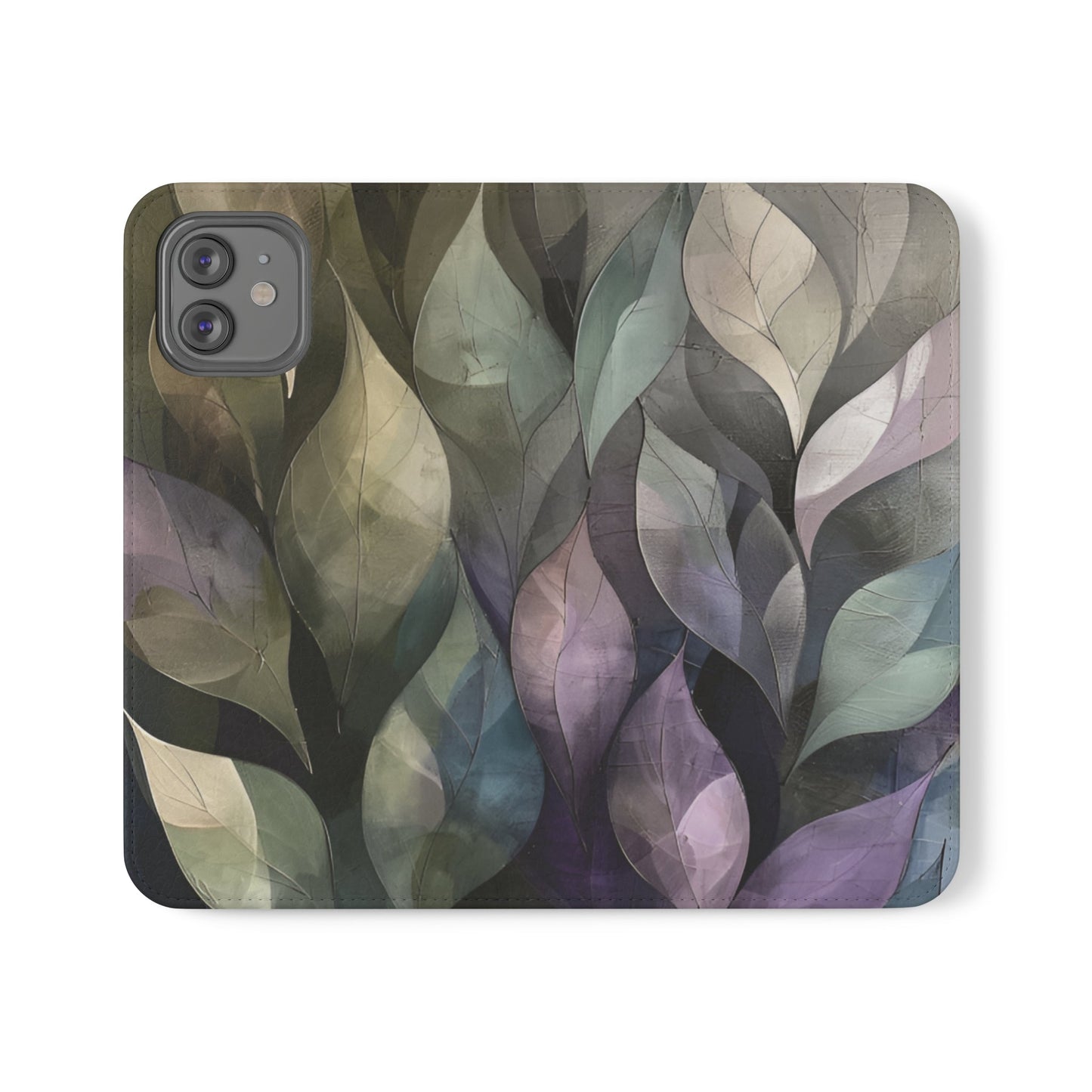 Contempo Leaf Flip Case - Ruppy's Creations