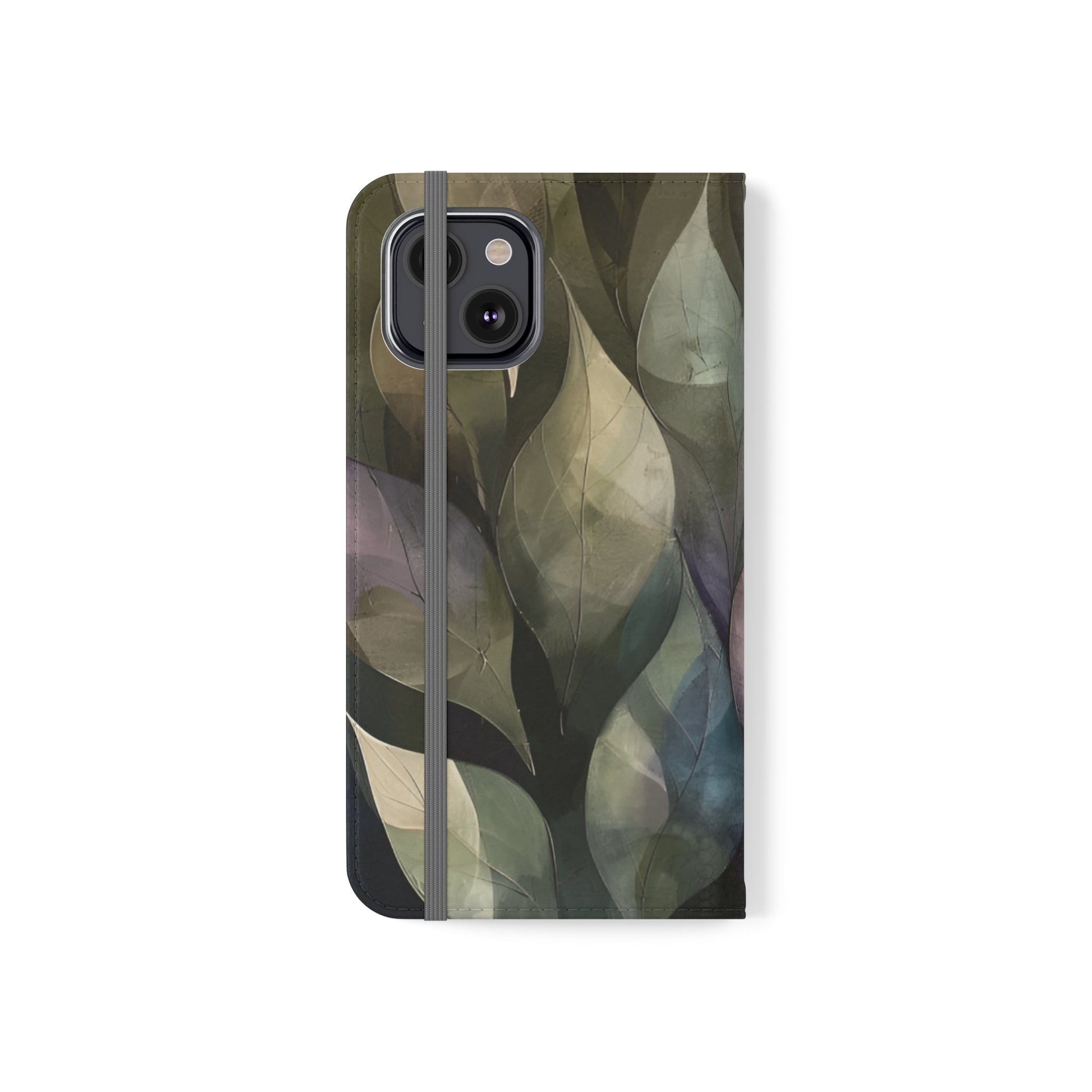 Contempo Leaf Flip Case - Ruppy's Creations