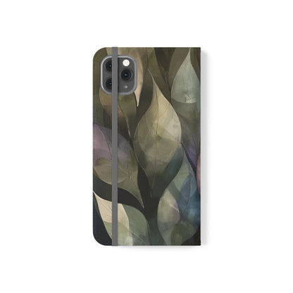 Contempo Leaf Flip Case - Ruppy's Creations