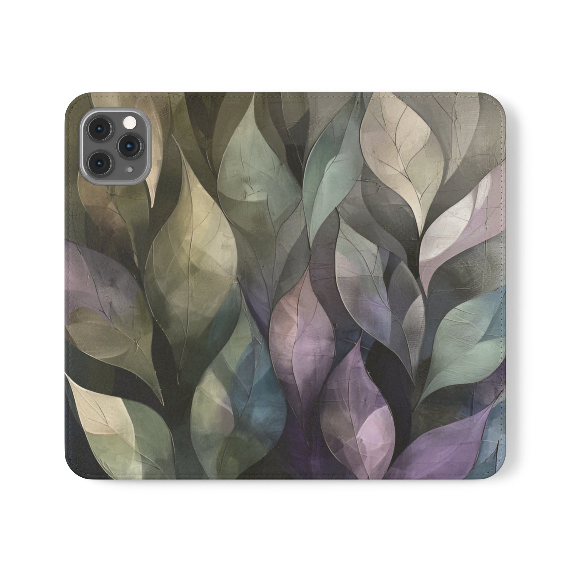 Contempo Leaf Flip Case - Ruppy's Creations