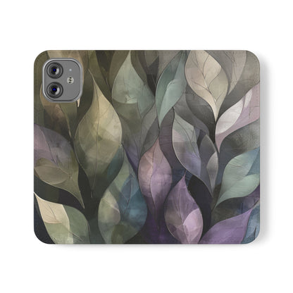 Contempo Leaf Flip Case - Ruppy's Creations