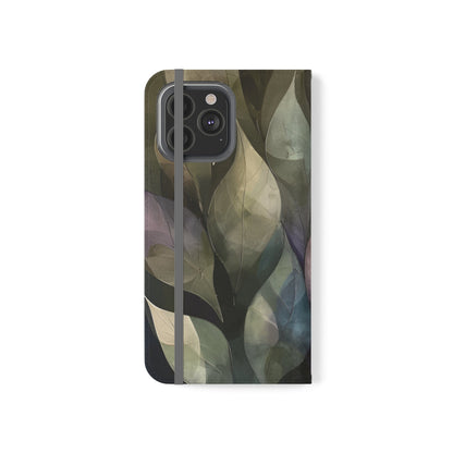 Contempo Leaf Flip Case - Ruppy's Creations