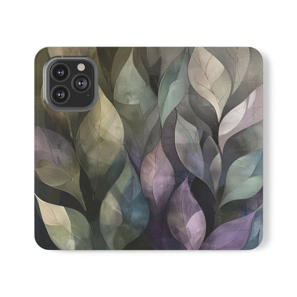 Contempo Leaf Flip Case - Ruppy's Creations