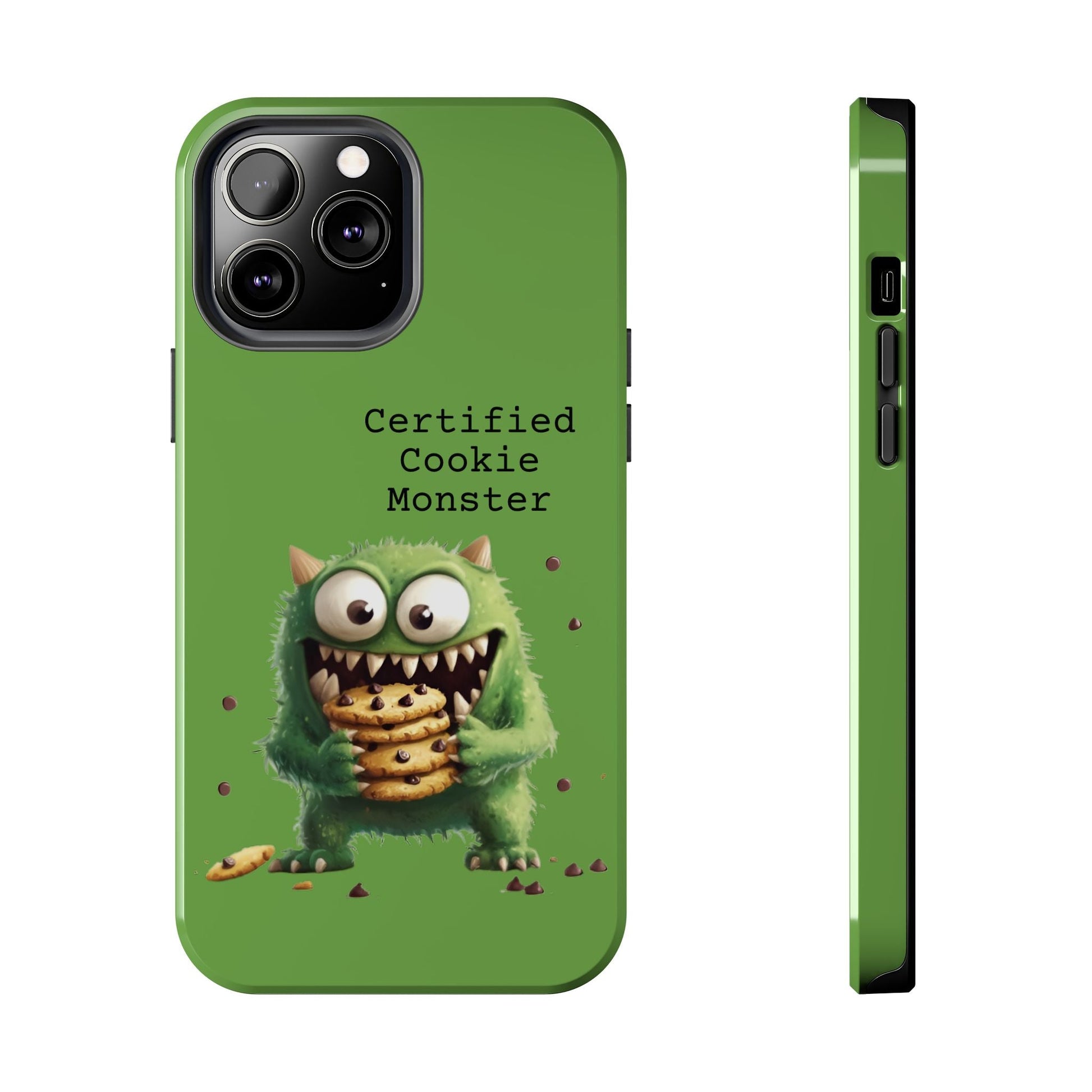 Cookie Monster Tough Phone Case for iphone & Samsung Galaxy - Ruppy's Creations