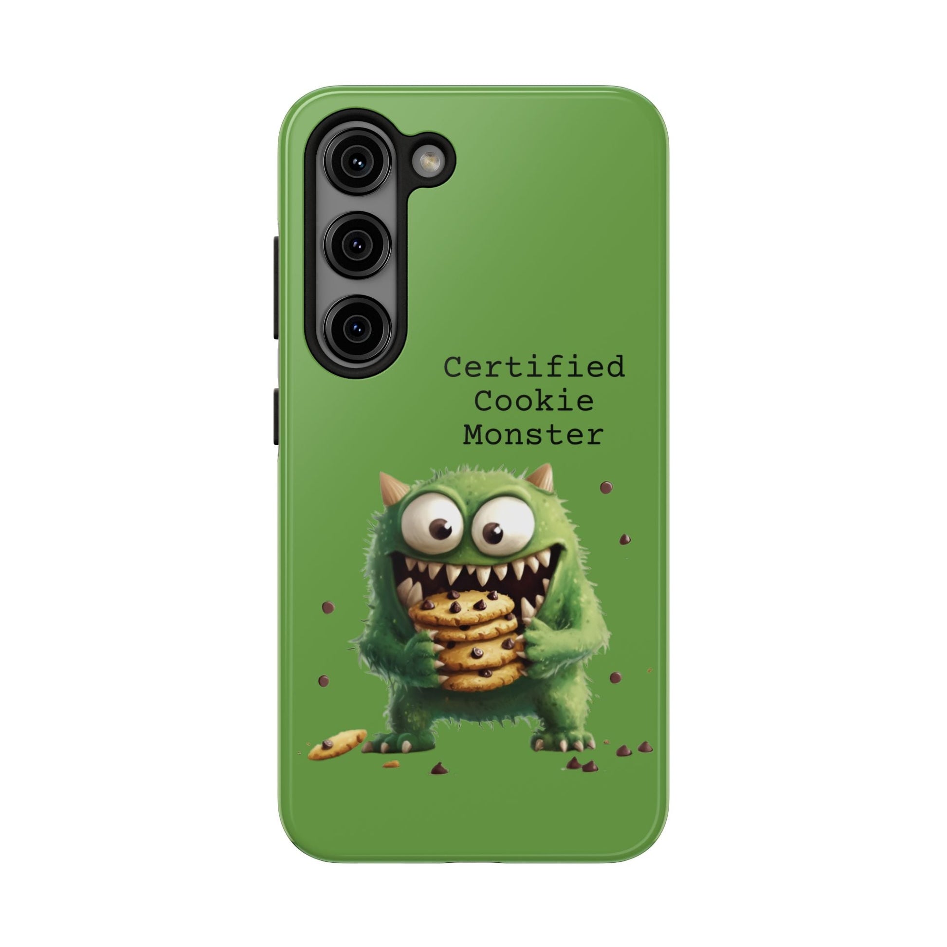 Cookie Monster Tough Phone Case for iphone & Samsung Galaxy - Ruppy's Creations