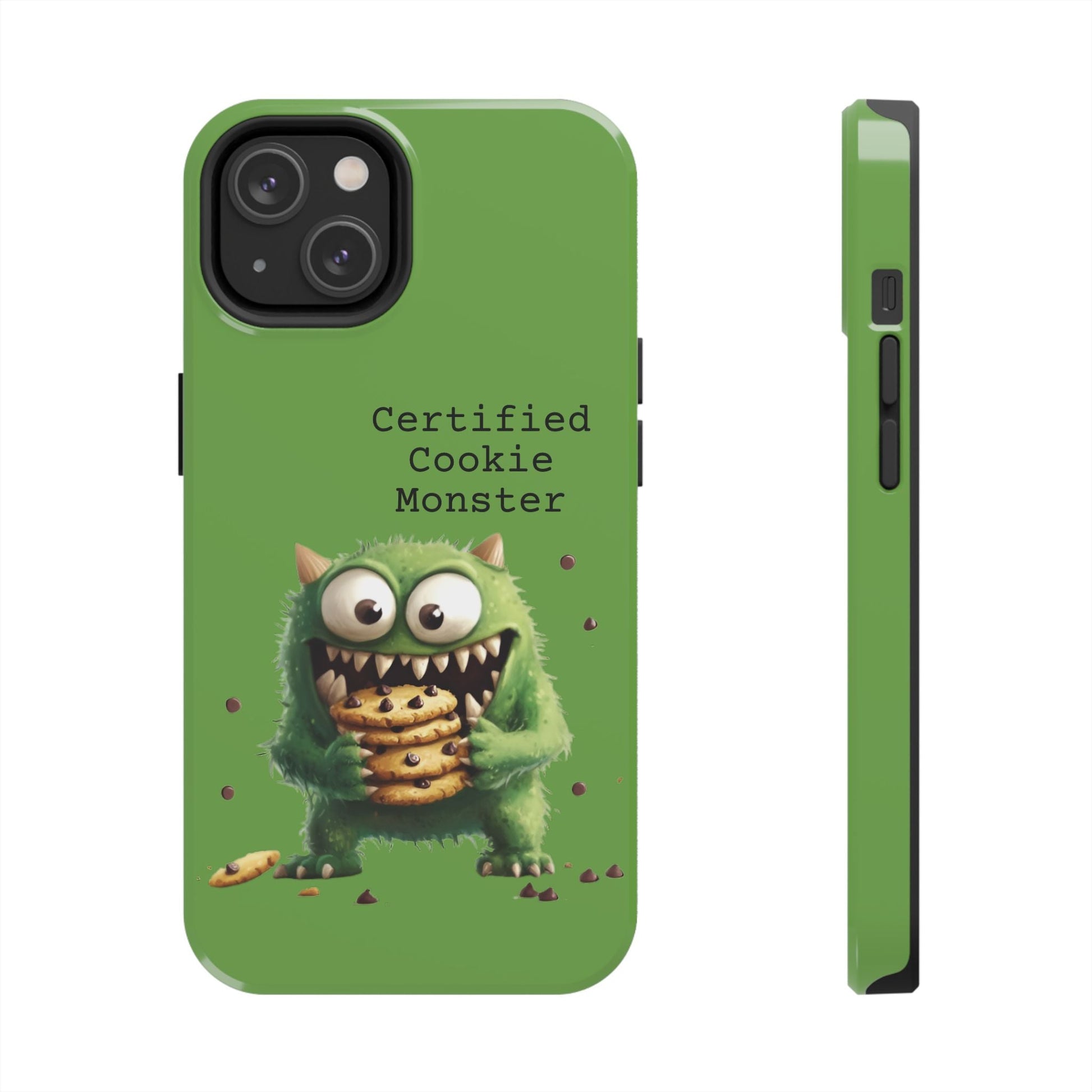 Cookie Monster Tough Phone Case for iphone & Samsung Galaxy - Ruppy's Creations