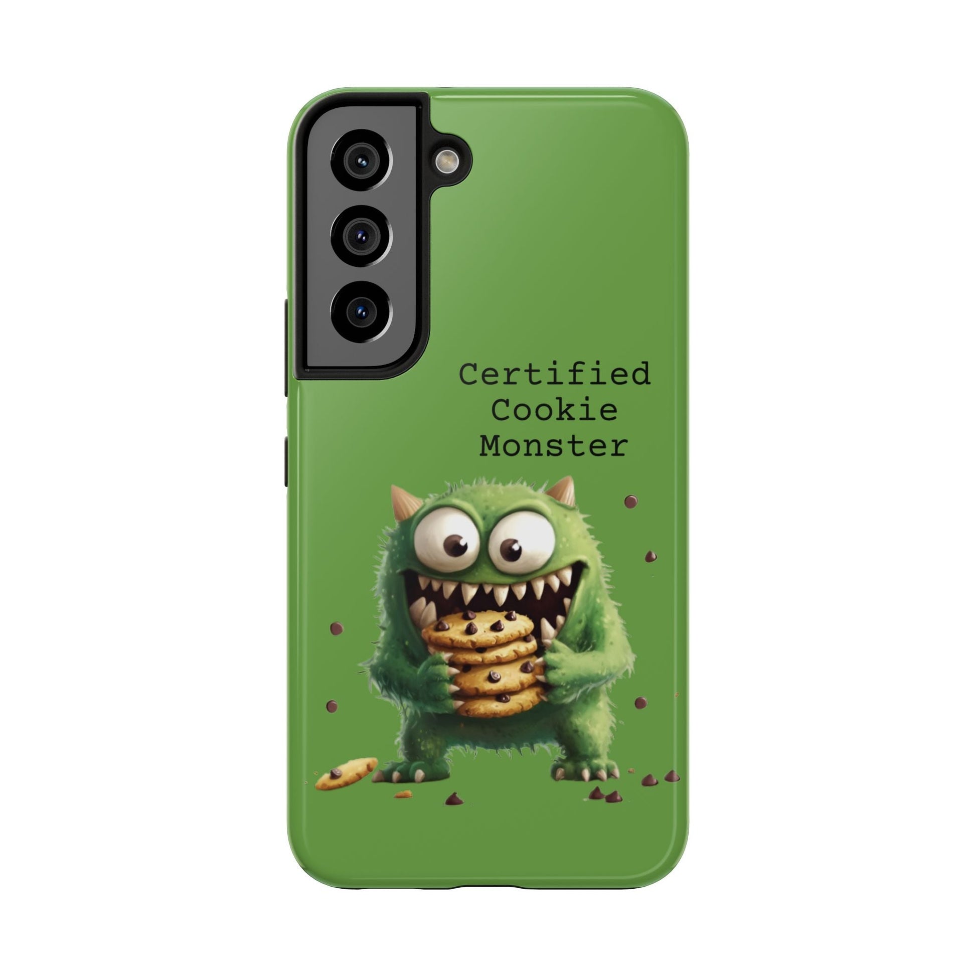 Cookie Monster Tough Phone Case for iphone & Samsung Galaxy - Ruppy's Creations