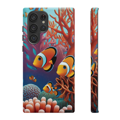 Coral Reef Cell Phone Tough Cases For I Phone, Samsung Galaxy and Google Pixel - Ruppy's Creations