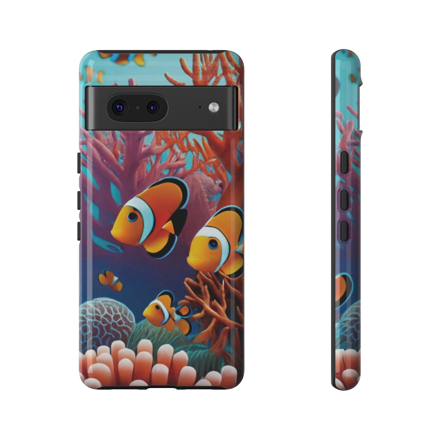 Coral Reef Cell Phone Tough Cases For I Phone, Samsung Galaxy and Google Pixel - Ruppy's Creations