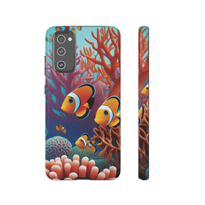 Coral Reef Cell Phone Tough Cases For I Phone, Samsung Galaxy and Google Pixel - Ruppy's Creations