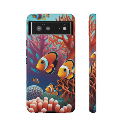 Coral Reef Cell Phone Tough Cases For I Phone, Samsung Galaxy and Google Pixel - Ruppy's Creations