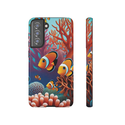 Coral Reef Cell Phone Tough Cases For I Phone, Samsung Galaxy and Google Pixel - Ruppy's Creations