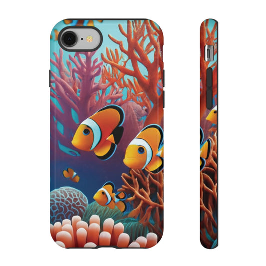 Coral Reef Cell Phone Tough Cases For I Phone, Samsung Galaxy and Google Pixel - Ruppy's Creations