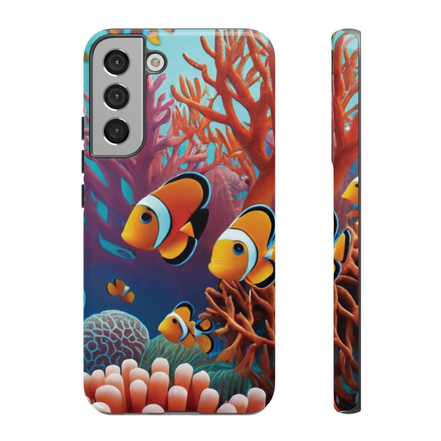 Coral Reef Cell Phone Tough Cases For I Phone, Samsung Galaxy and Google Pixel - Ruppy's Creations