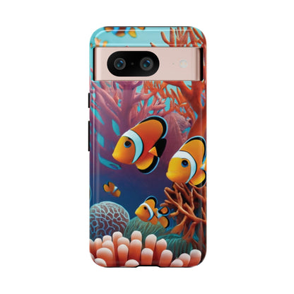 Coral Reef Cell Phone Tough Cases For I Phone, Samsung Galaxy and Google Pixel - Ruppy's Creations