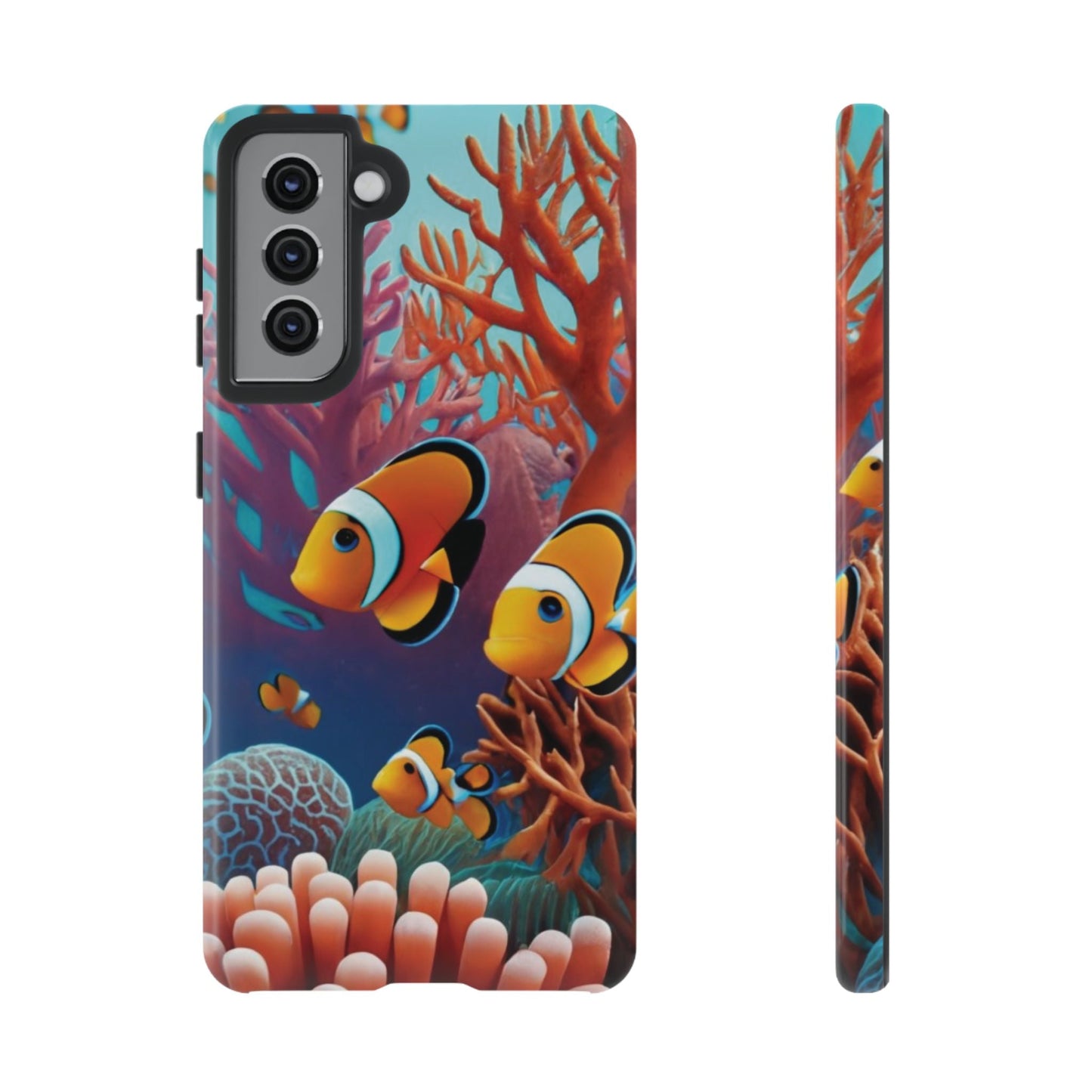 Coral Reef Cell Phone Tough Cases For I Phone, Samsung Galaxy and Google Pixel - Ruppy's Creations