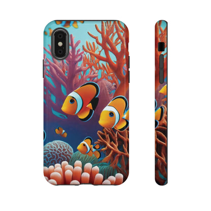 Coral Reef Cell Phone Tough Cases For I Phone, Samsung Galaxy and Google Pixel - Ruppy's Creations