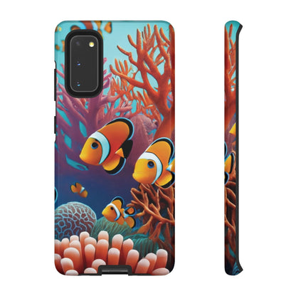 Coral Reef Cell Phone Tough Cases For I Phone, Samsung Galaxy and Google Pixel - Ruppy's Creations