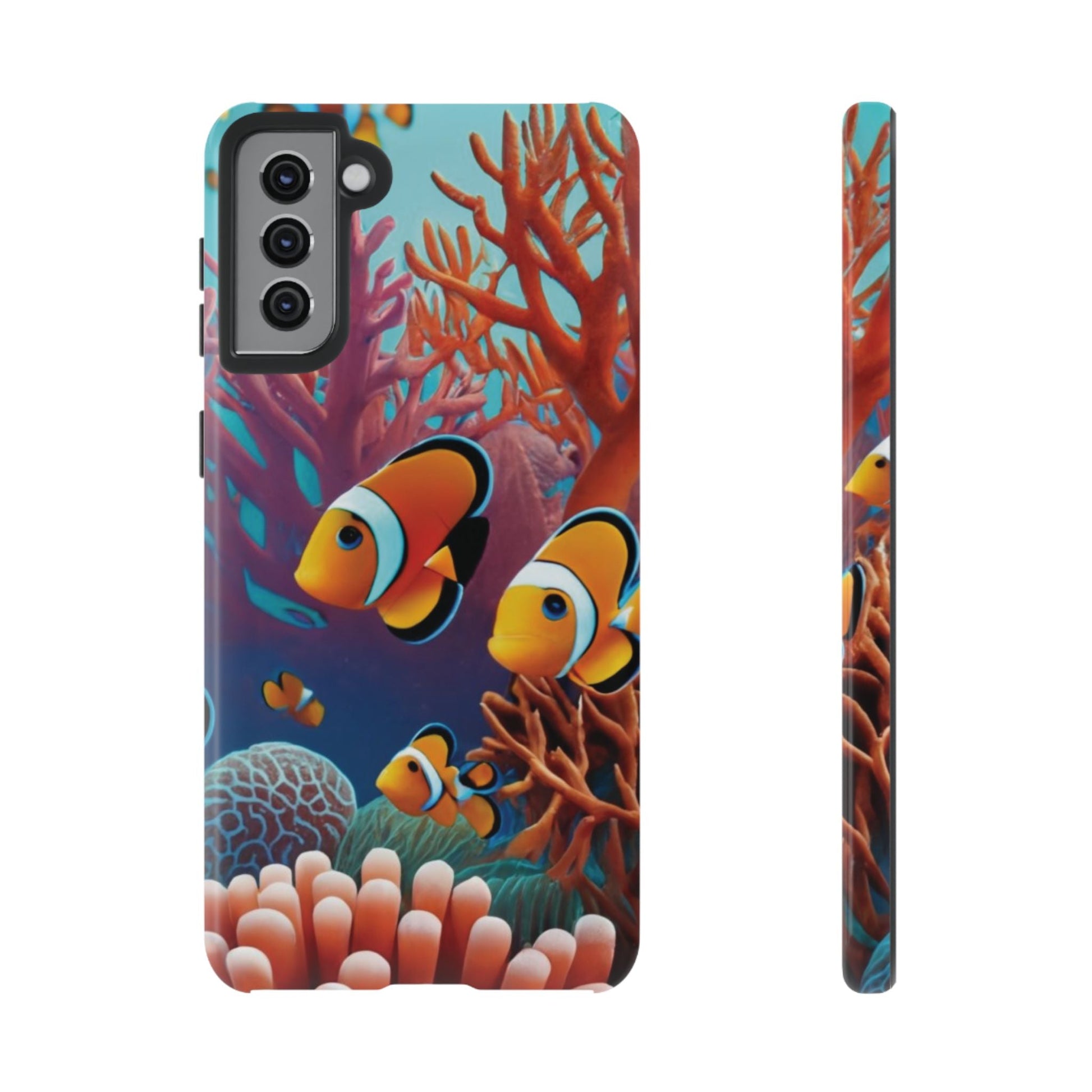 Coral Reef Cell Phone Tough Cases For I Phone, Samsung Galaxy and Google Pixel - Ruppy's Creations