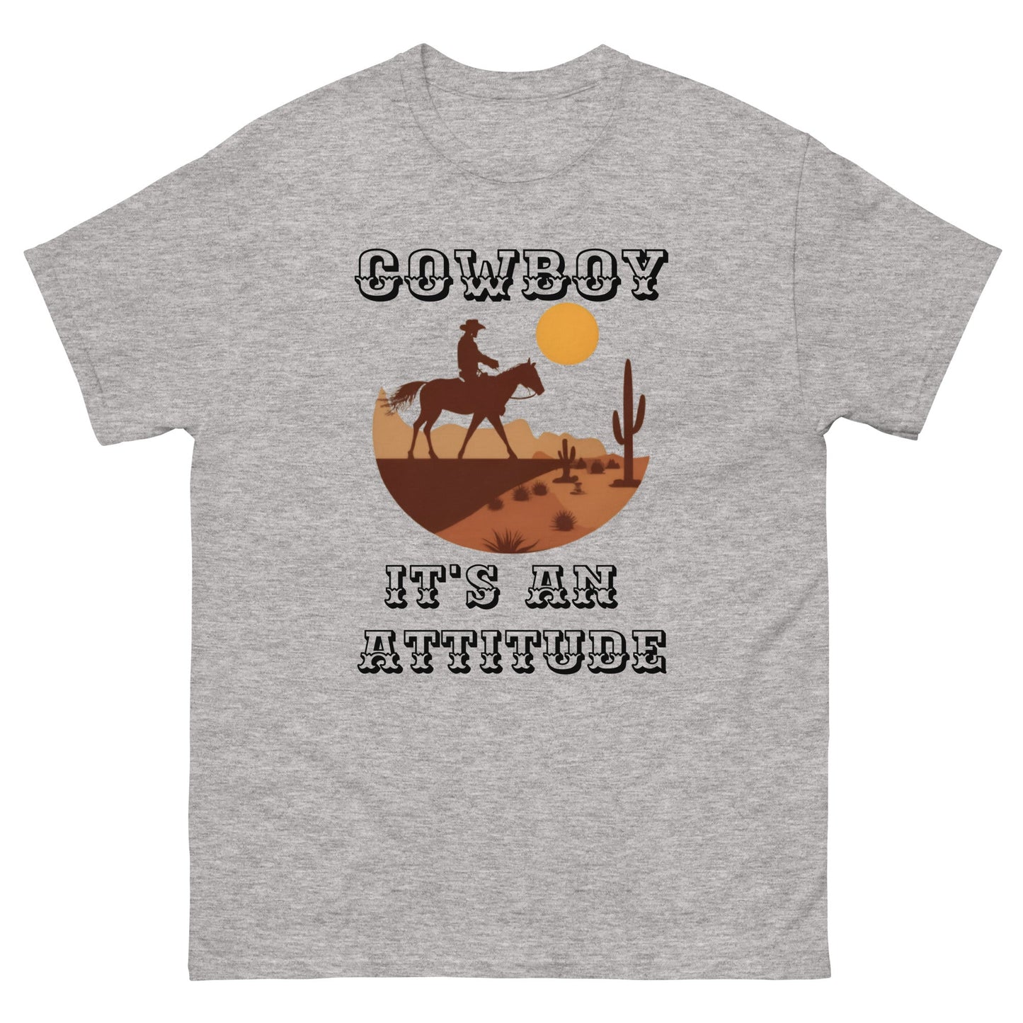 Cowboy Attitude Men's Classic Tee - Ruppy's Creations