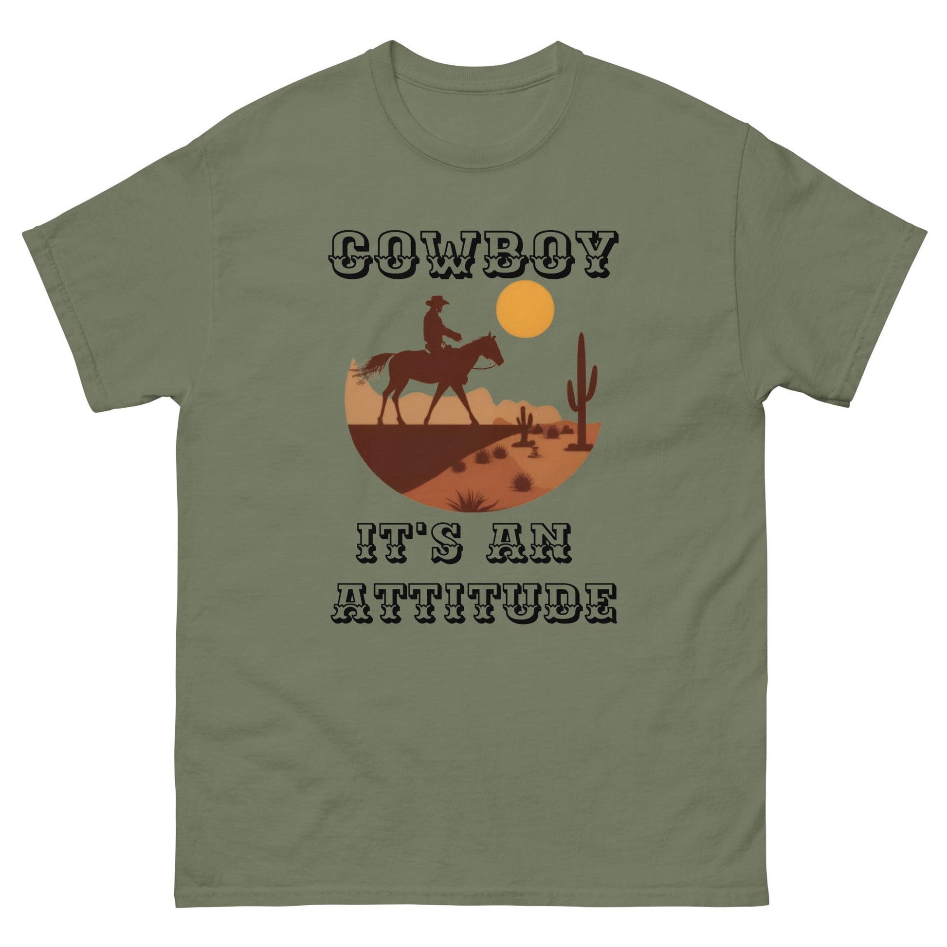 Cowboy Attitude Men's Classic Tee - Ruppy's Creations