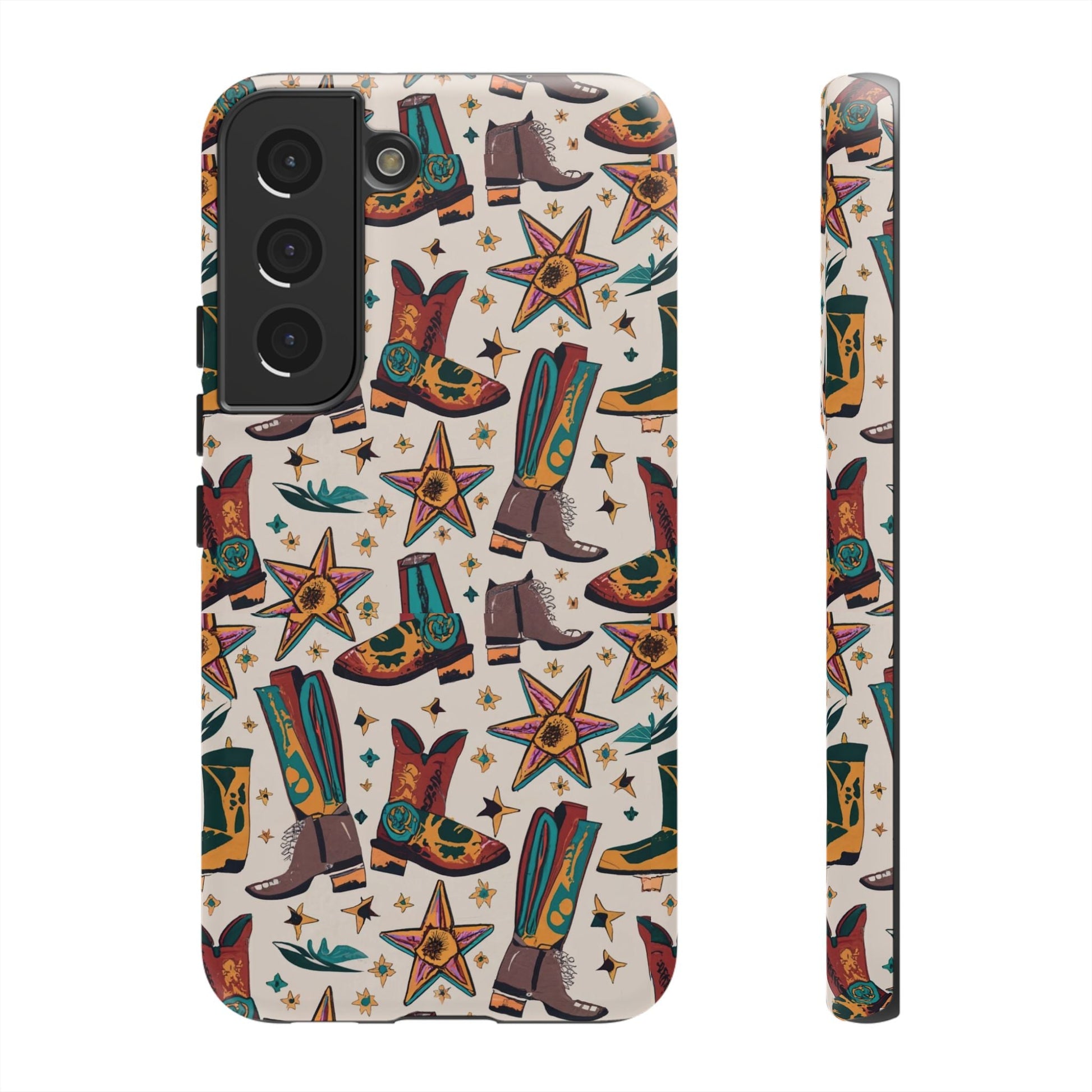 Cowboy Boots I Phone, Samsung, Google Pixel Tough Case - Ruppy's Creations